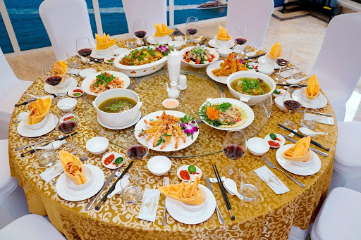 Mâm tiệc cưới tại Grand View Palace